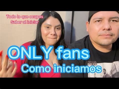 only fans iniciar